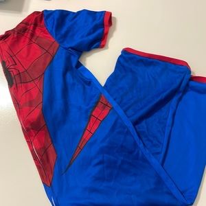 Spider-Man shorts onesie pajama L